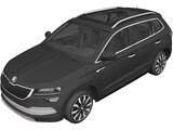Skoda Karoq (2020) 3D Model preview