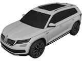 Skoda Kodiaq (2020) 3D Model preview