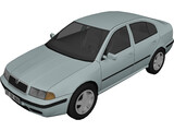 Skoda Octavia 3D Model preview