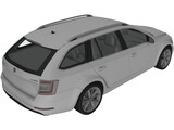 Skoda Octavia Combi (2017) 3D Model