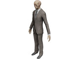 Slenderman Creature 3D Model preview