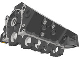 Small Block Chevrolet Engine Block 3D Model