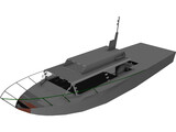 Small Boat 3D Model preview