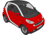 Smart ForTwo (2011) 3D Model
