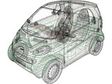 Smart Fortwo 3D Model