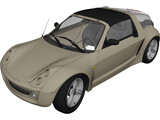 SMART Roadster 3D Model preview