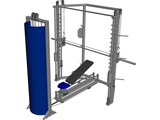 Smith Machine 3D Model preview