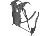 Snake Skeleton 3D Model