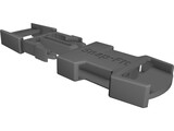 Snap Fit Buckle 3D Model preview