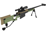 Sniper Rifle 3D Model