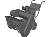 Snow Blower 3D Model preview