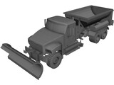 Snow Plow 3D Model preview