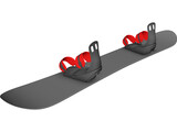 Snowboard 3D Model preview