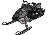 Snowmobile 3D Model