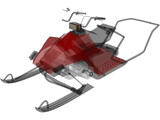 Snowmobile 3D Model