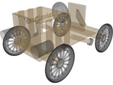 Soap Box Derby Car 3D Model