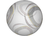 Soccer Ball Adidas Jabulani Official FIFA World Cup 2010 3D Model