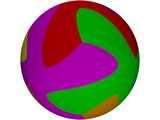 Soccer Ball Brazuca 3D Model