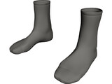 Socks 3D Model preview