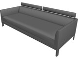 Sofa Axium 3D Model preview