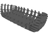 Sofa Laser Cut 3D Model preview