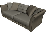 Sofa Small 3D Model preview