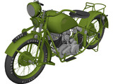 Sokol 1000 Motorbike 3D Model preview