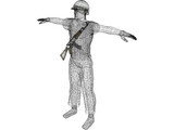 Soldier Albanian 3D Model