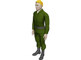 Soldier Male 3D Model preview