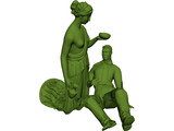 Soldier Sculpture 3D Model preview
