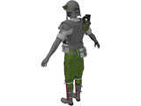 Soldier US Marine 3D Model