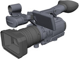Sony Video Camera 3D Model preview