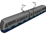 Sound Transit Light Rail 3D Model preview