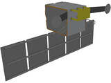 Space Based Infrared Satellite (SBIRS) 3D Model