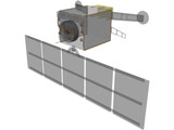 Space Based Infrared Satellite (SBIRS) 3D Model