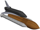 Space Shuttle 3D Model preview