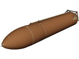 Space Shuttle External Tank 3D Model preview