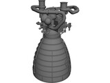 Space Shuttle Main Engine 3D Model preview