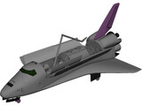 Space Shuttle 3D Model preview