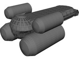 Spaceship Cargo 3D Model preview