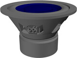 Speaker (Single Voice Coils Subwoofer) 3D Model