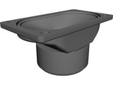 Speaker SW320 3D Model preview