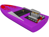 Speed Power Boat 3D Model