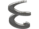 Spiral Staircase 3D Model