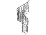 Spiral Staircase 3D Model