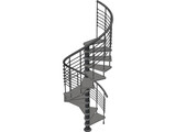 Spiral Staircase 3D Model
