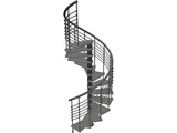Spiral Staircase 3D Model