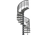 Spiral Staircase 3D Model