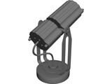 Spot Light Wall 3D Model preview