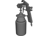 Spray Gun 3D Model preview